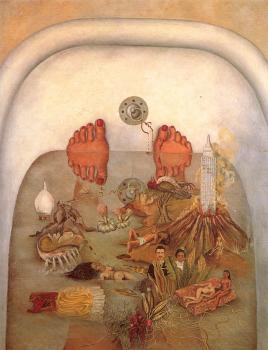 弗裡達 卡洛 A painting of What The Water Gave Me by Frida Kahlo Frida Kahlo